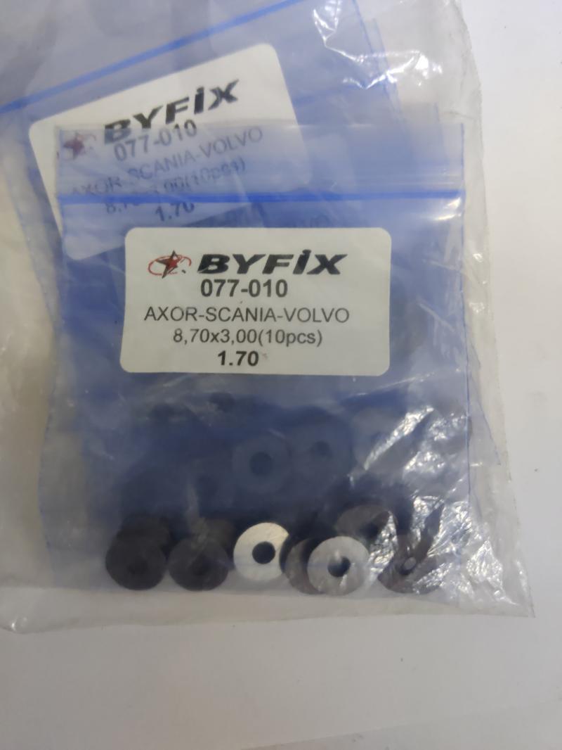 Шайба регулировочная форсунки 1.70 BYFIX 077010