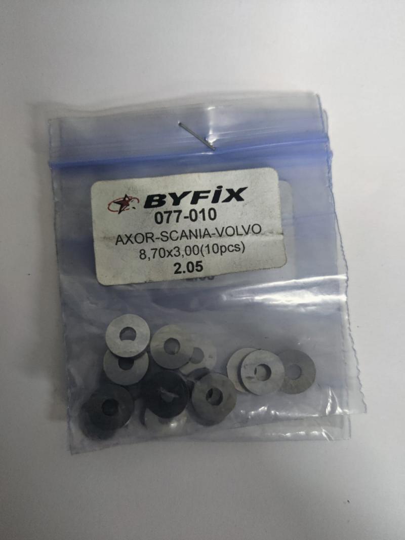 Шайба регулировочная форсунки 2.05 BYFIX 077010