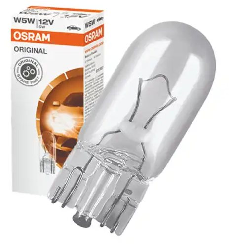 Лампа фонаря безцокольная 12V W5 OSRAM 2825