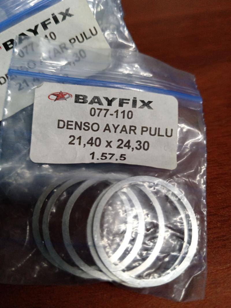 Шайба регулировочная форсунки 077110 BYFIX 1.57,5