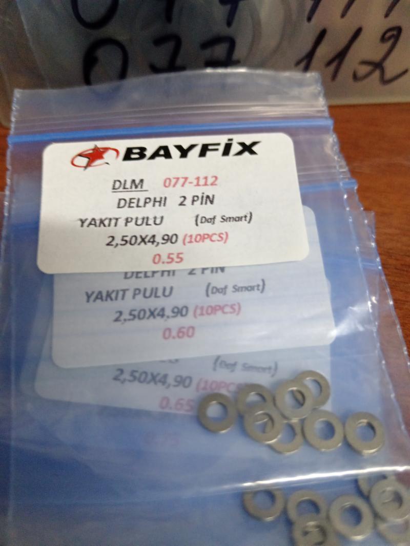 Шайба регулировочная форсунки 077112 BYFIX 0.55