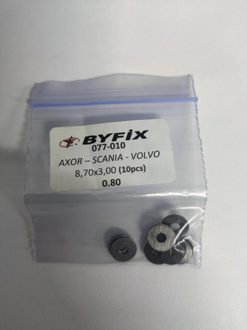 Шайба регулировочная форсунки 0.80 BYFIX 077010