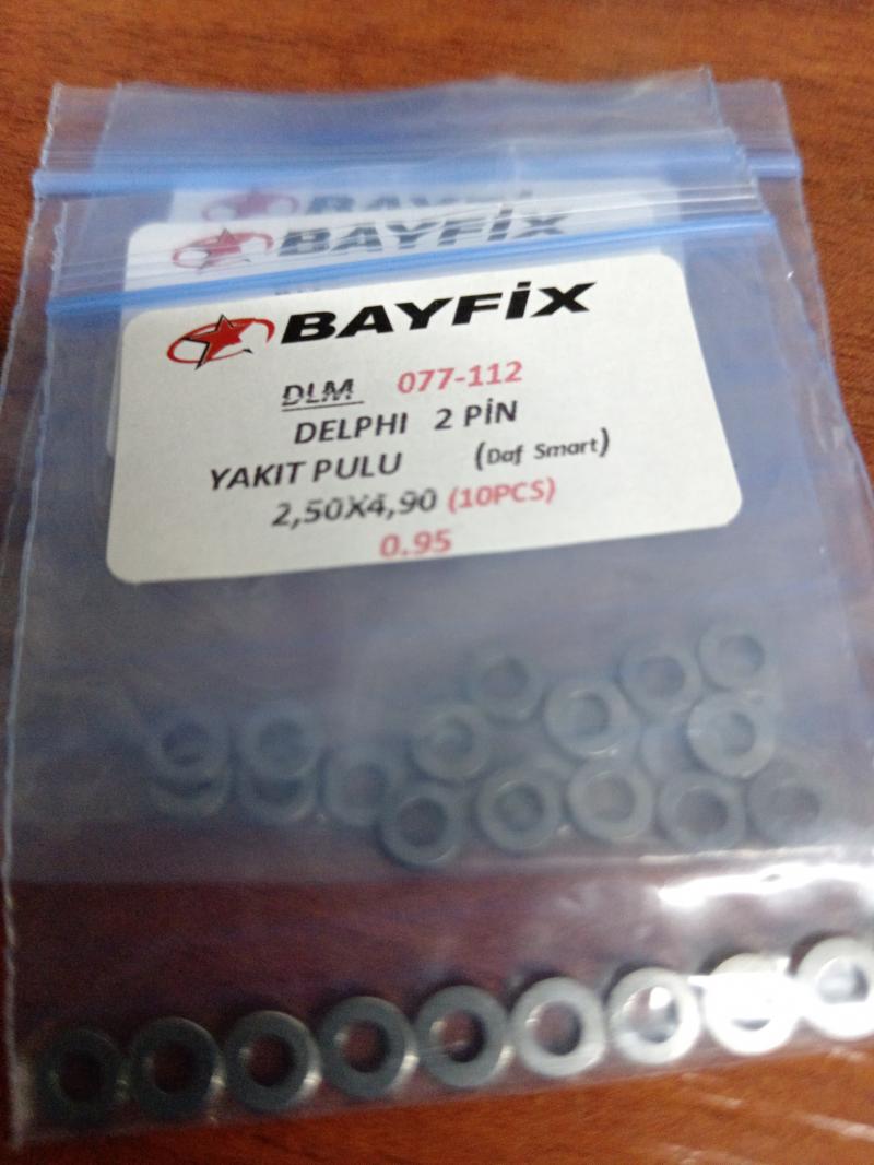 Шайба регулировочная форсунки 077112 BYFIX 0.95