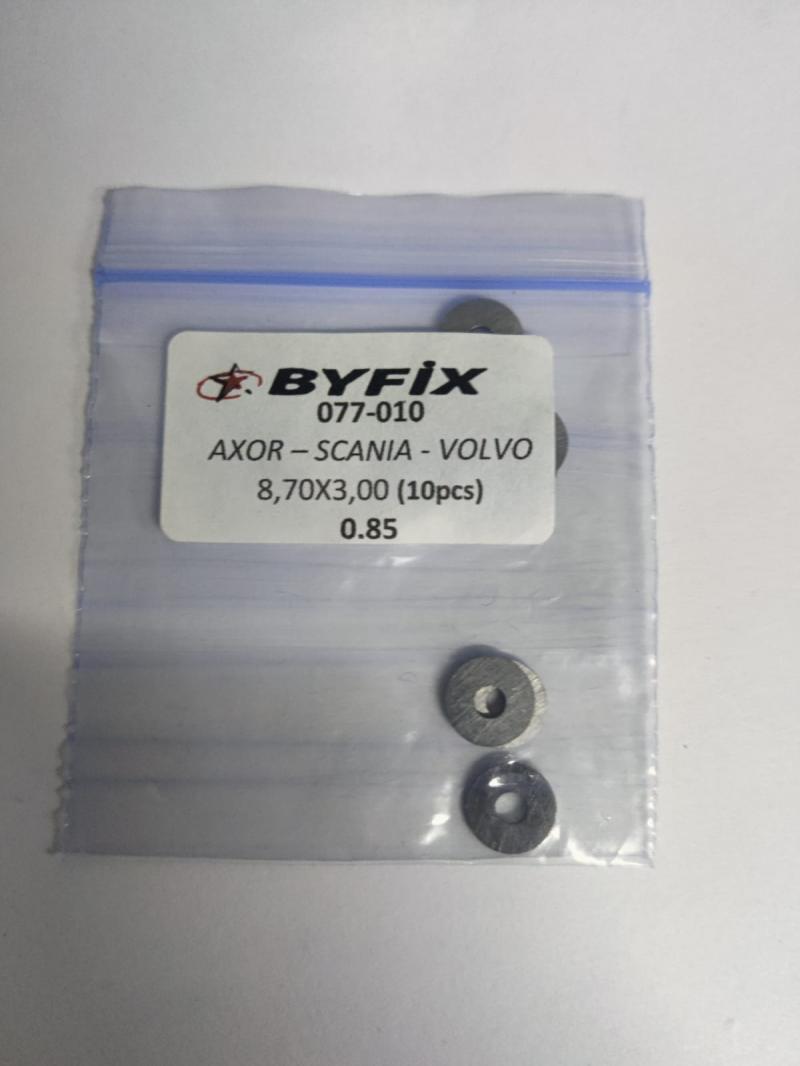 Шайба регулировочная форсунки 0.85 BYFIX 077010