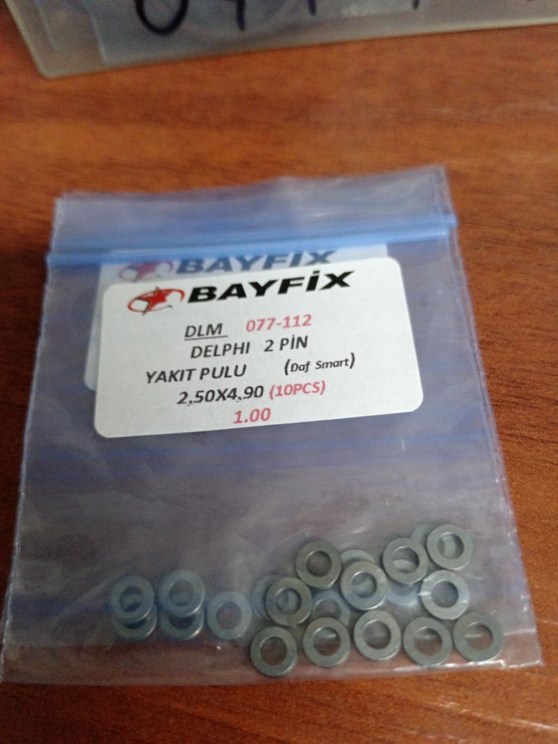 Шайба регулировочная форсунки 077112 BYFIX 1.00