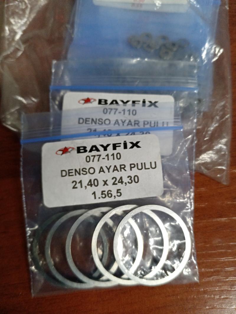 Шайба регулировочная форсунки 077110 BYFIX 1.56,5