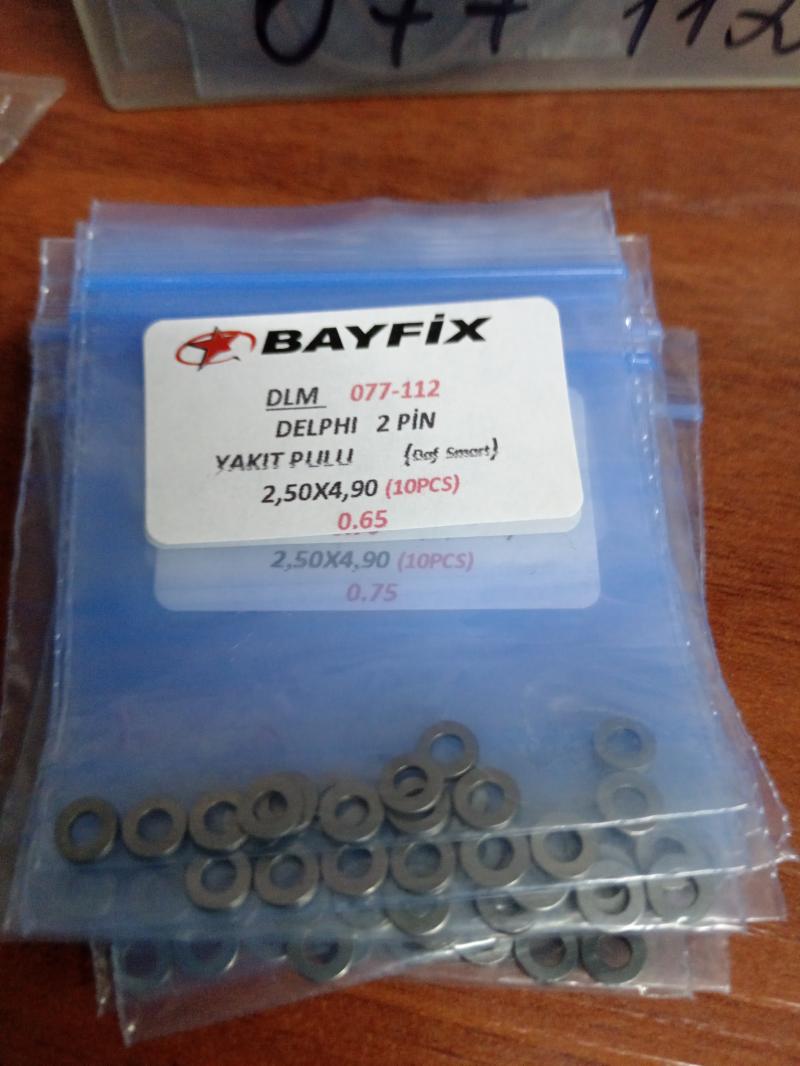Шайба регулировочная форсунки 077112 BYFIX 0.65