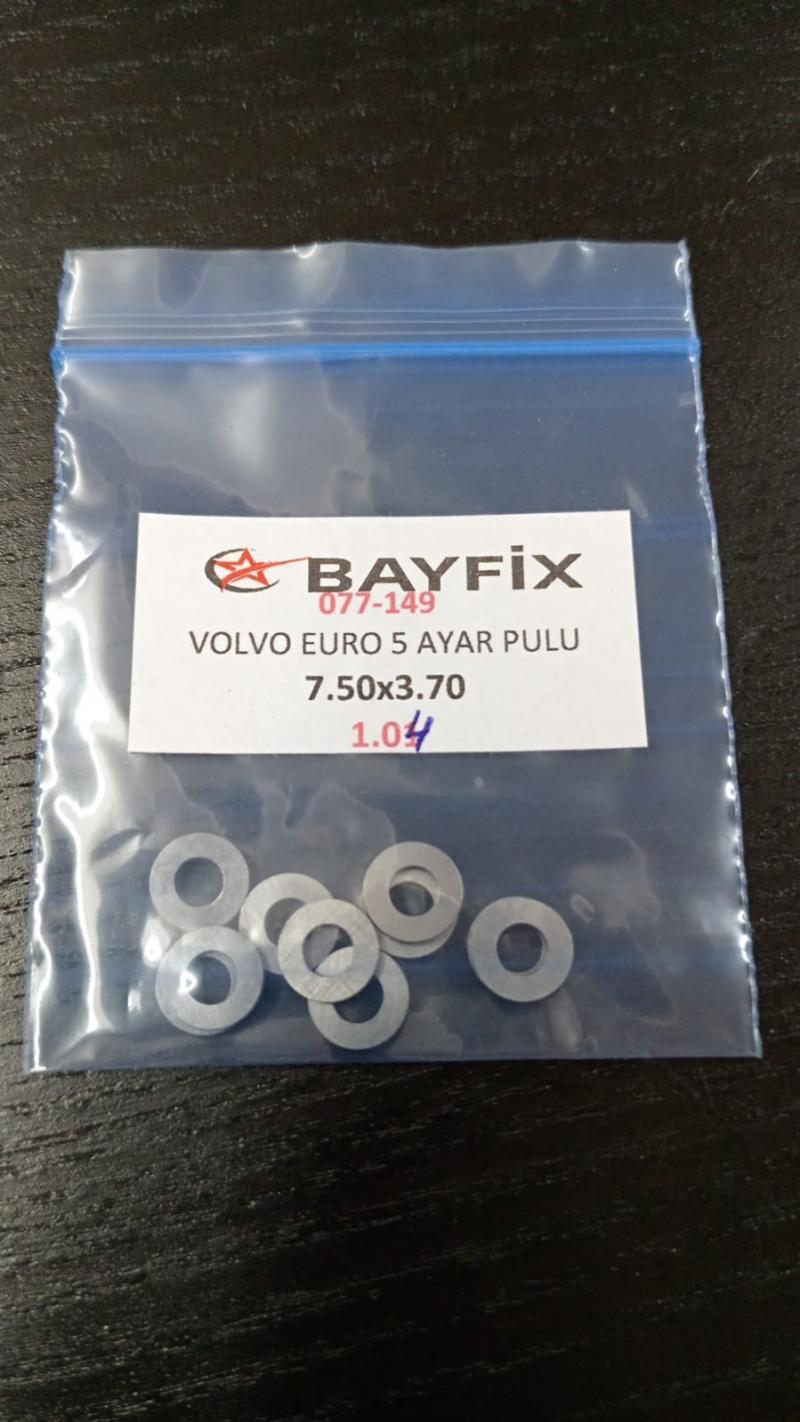 Шайба регулировочная BAYFIX Volvo Euro5 7.50*3.70 1.04 077149