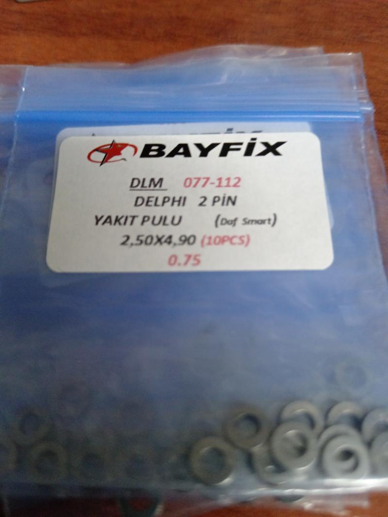 Шайба регулировочная форсунки 077112 BYFIX 0.75