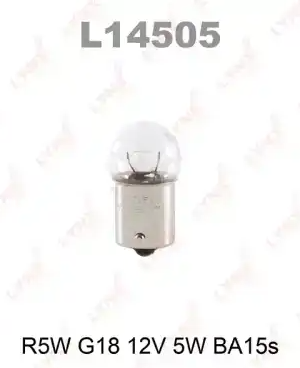Лампа 12V R5W LYNX AUTO L14505